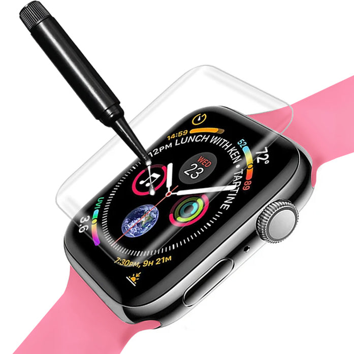 UV Liquid 3D Curved Tempered Glass Screen Protector for Apple Watch 38mm/42mm UV Liquid 3D Curved Tempered Glass Screen Protector for Apple Watch 38mm/42mm